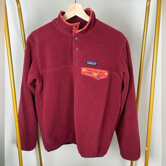 Patagonia synchilla pullover red - Picture 1 of 5